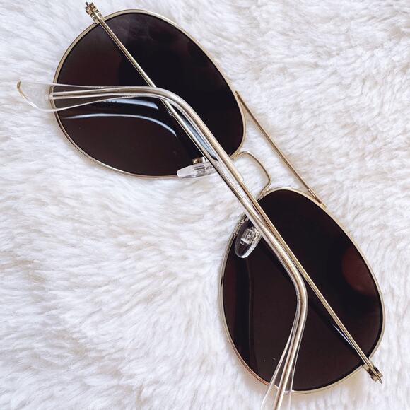 Flynn Silver W/ Mirrored Lenses Aviator Sunglasses - Picture 11 of 12